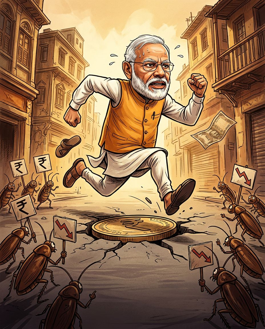 Modi Protest Scramble