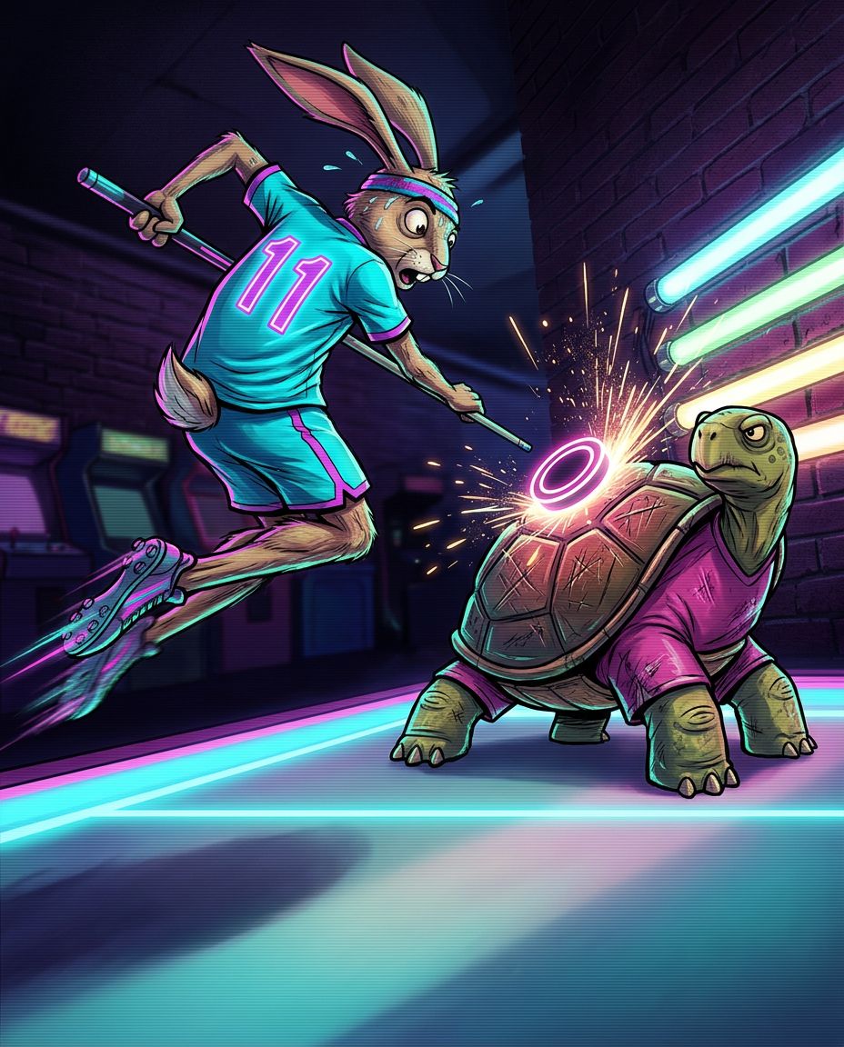 Hare XI Breaks The Wall