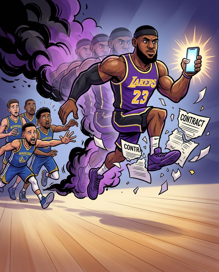 LeBron Ghosts The Warriors