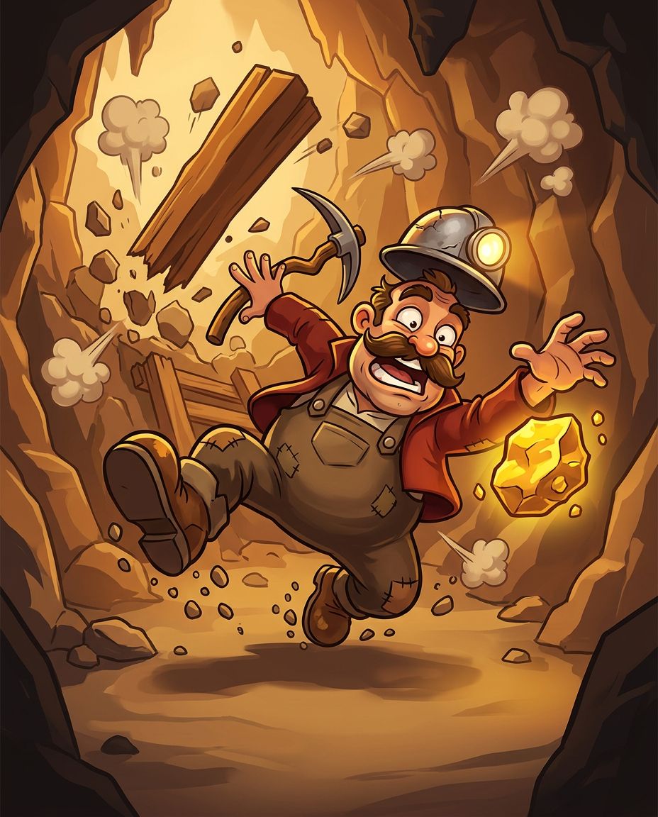 Miner Slapstick Plunge