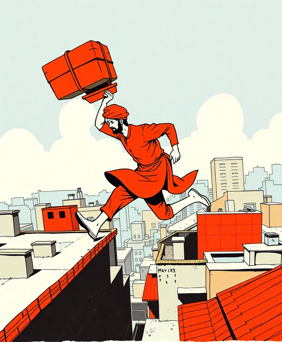 Dabbawala Roof Rage