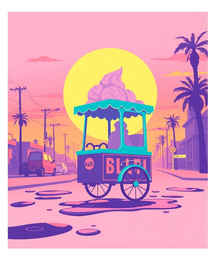 Kulfi Cart Sunset Streak