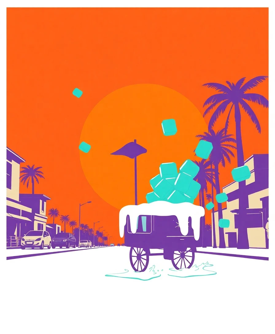 Kulfi Cart Races The Sunset