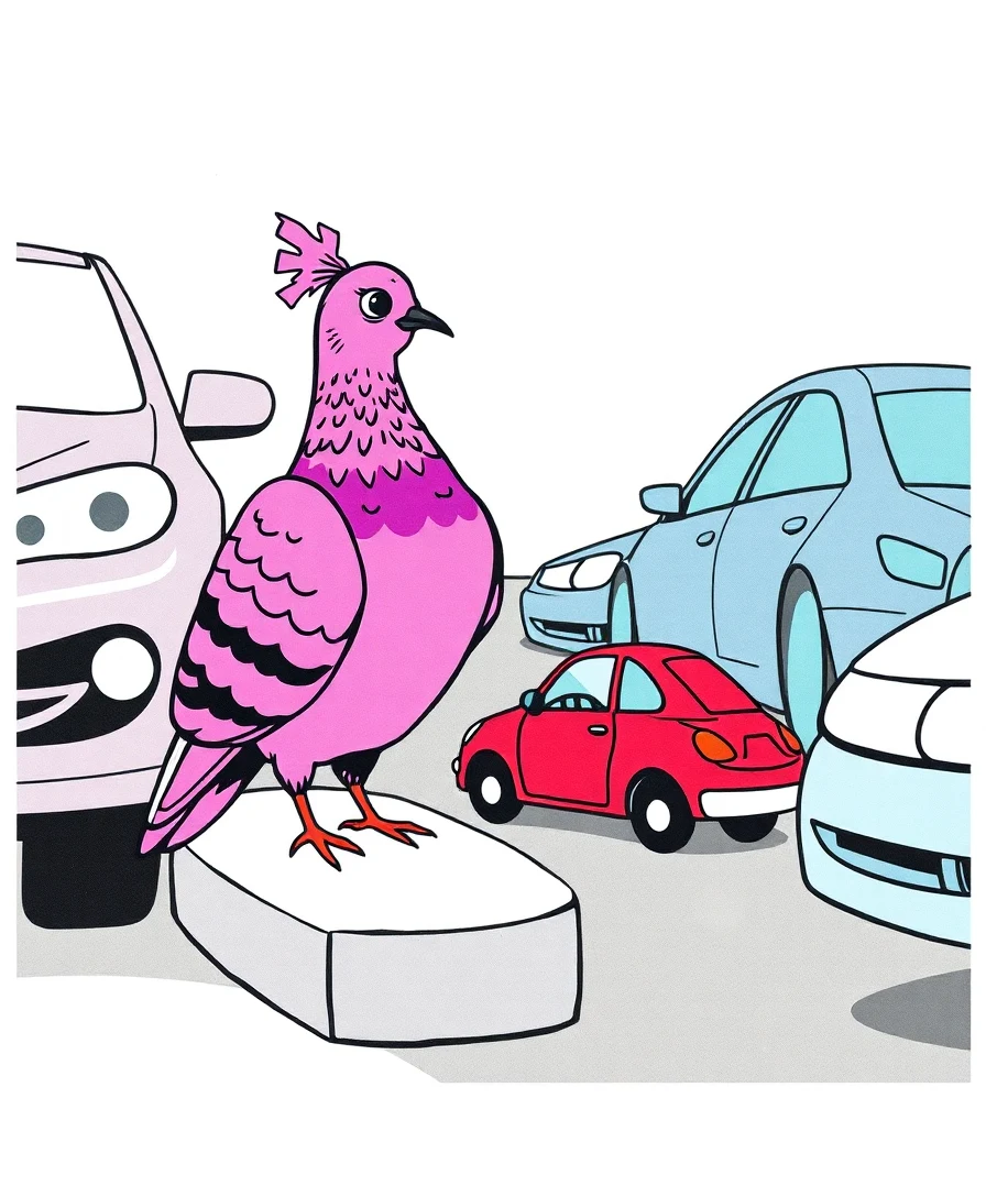 Pigeon Judges Your Parking